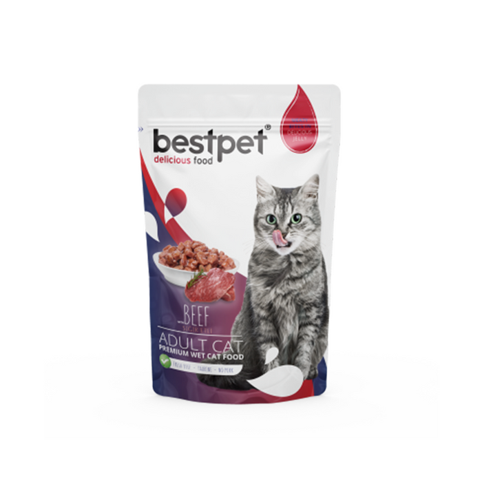 bestpet Cat With Beef in jelly 85 g