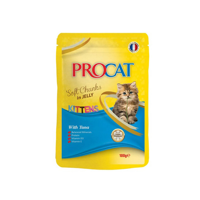 Procat Soft Chunks Kitten with Tuna 100gm