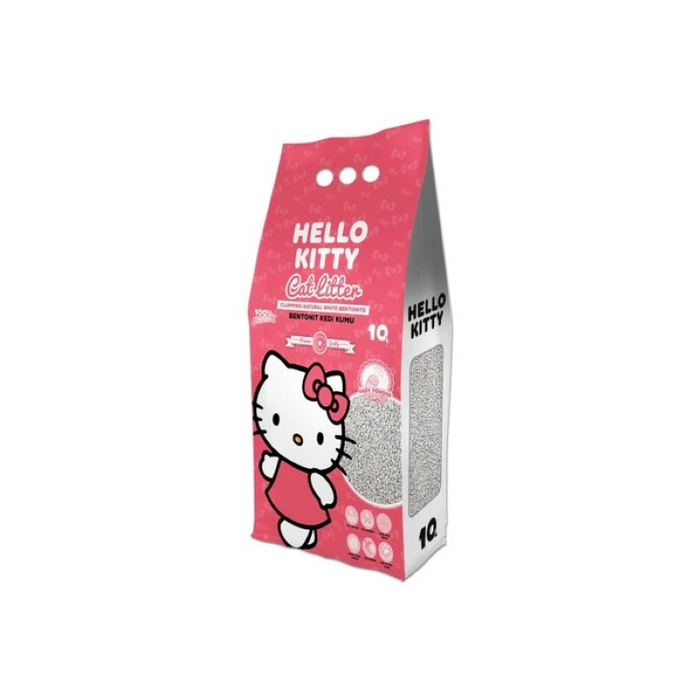 Hello Kitty Cat Litter Baby Powder Scent 10L