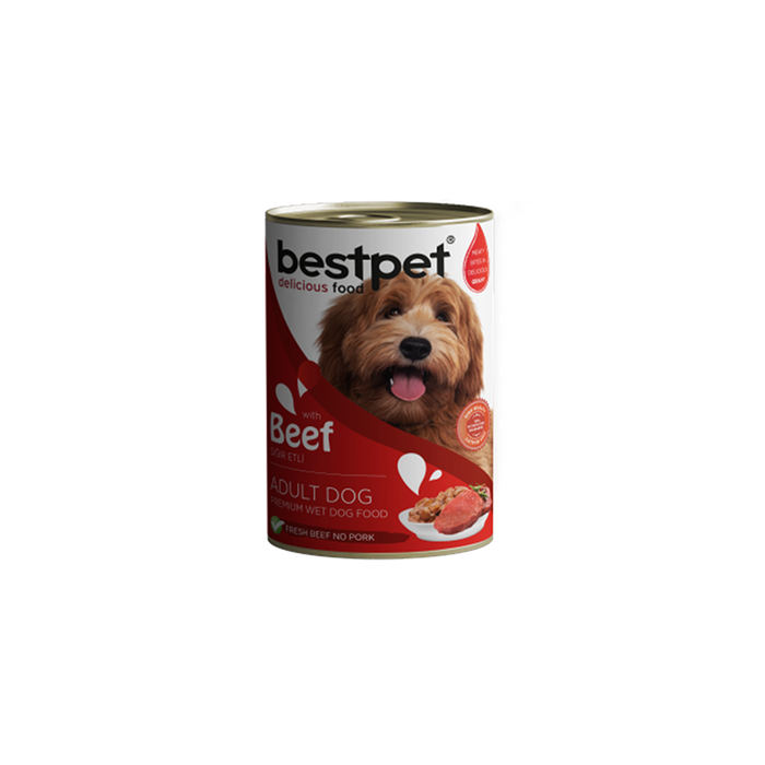 bestpet Wet Food for Adult Dog With Beef 400 g