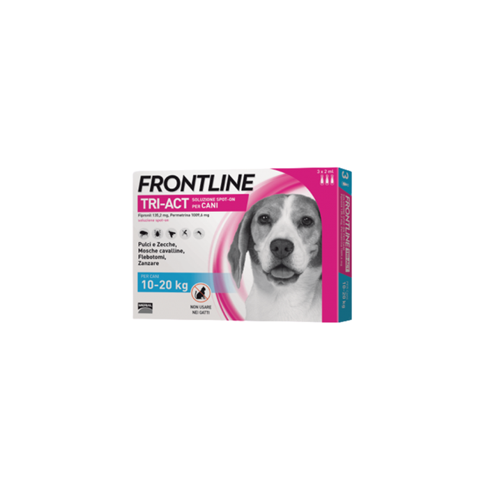 Frontline TRI-ACT Spot-On Dog (10-20kg) X 1 Pipette