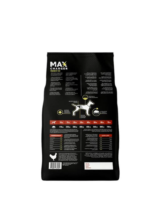 Max Charger Premium Dry food for Dogs (3Kg/15 Kg)