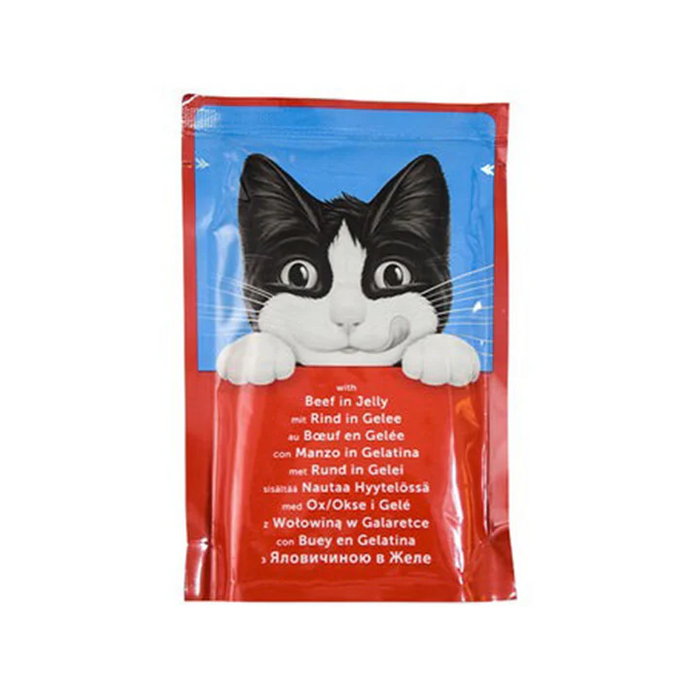 Felix Cat Wet Food with Beef in Jelly 100g