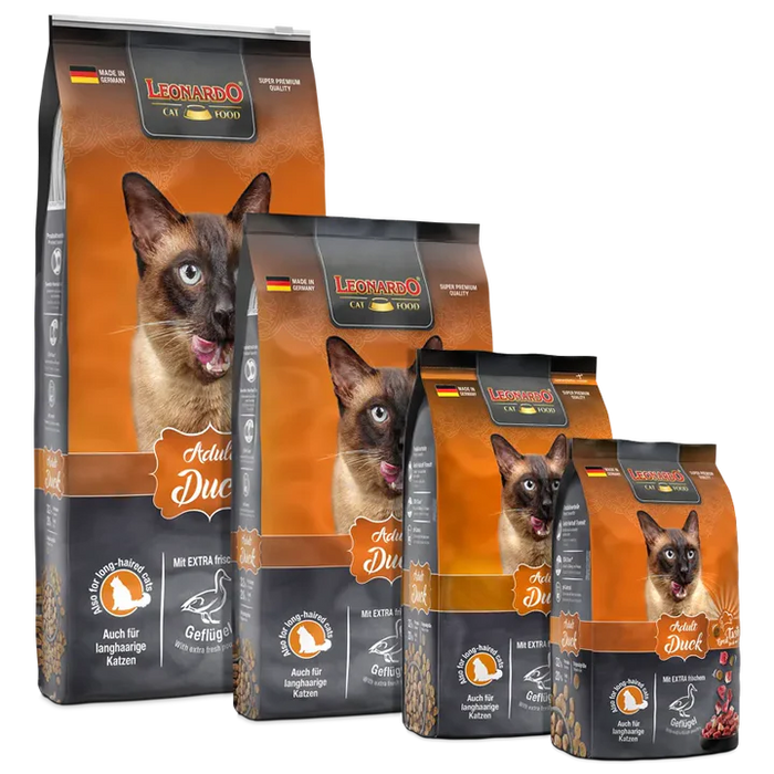 Leonardo Adult Duck - Dry Cat Food (1.8Kg / 7.5Kg / 15Kg)