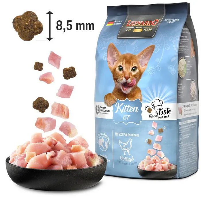 Leonardo Kitten GF - Dry Food for Kittens (300g / 1.8Kg)