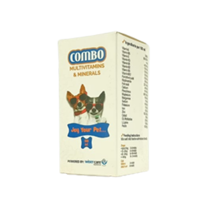 wiser care combo Multivitamin and minerals 100 ml - For Cats & Dogs