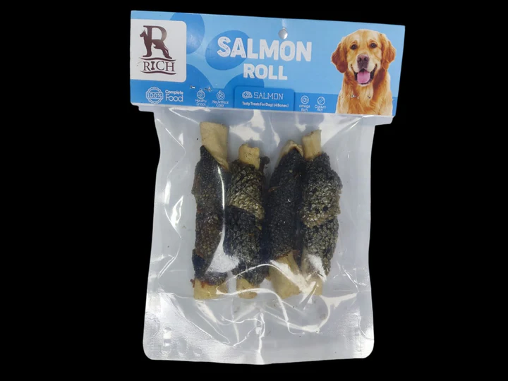 Rich Salmon Roll Rich in Calcium (4 bones)