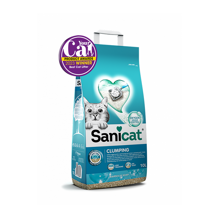 Sanicat Clumping Marseille Soap Cat Litter 10 L