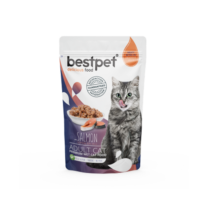 bestpet Cat With Salmon in jelly 85 g