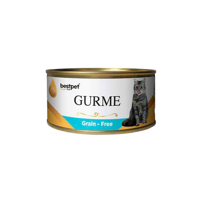 Bestpet Gurme Wet Food with Tuna & Anchovy - For Adult Cats 100g