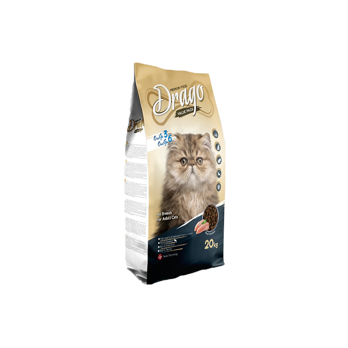 Drago Dry Food for Adult Cats (20kg)
