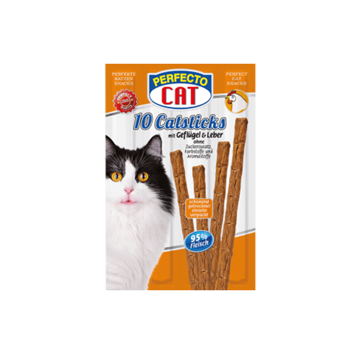 Perfecto Cat 10 Sticks - Poultry, Liver