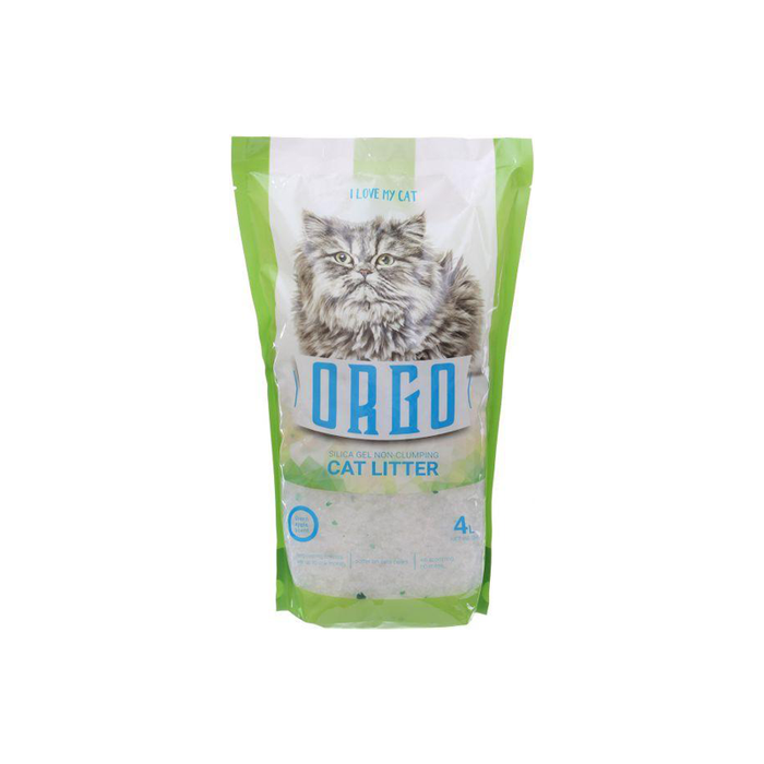 Orgo Silica Cat Litter, 4 L Apple For Cats