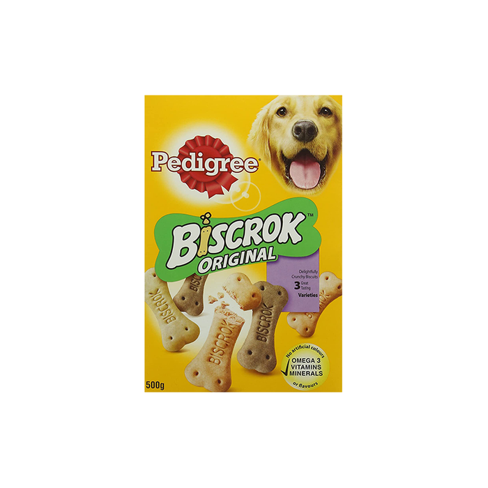 Pedigree Biscrok Dog Treats Original 500g