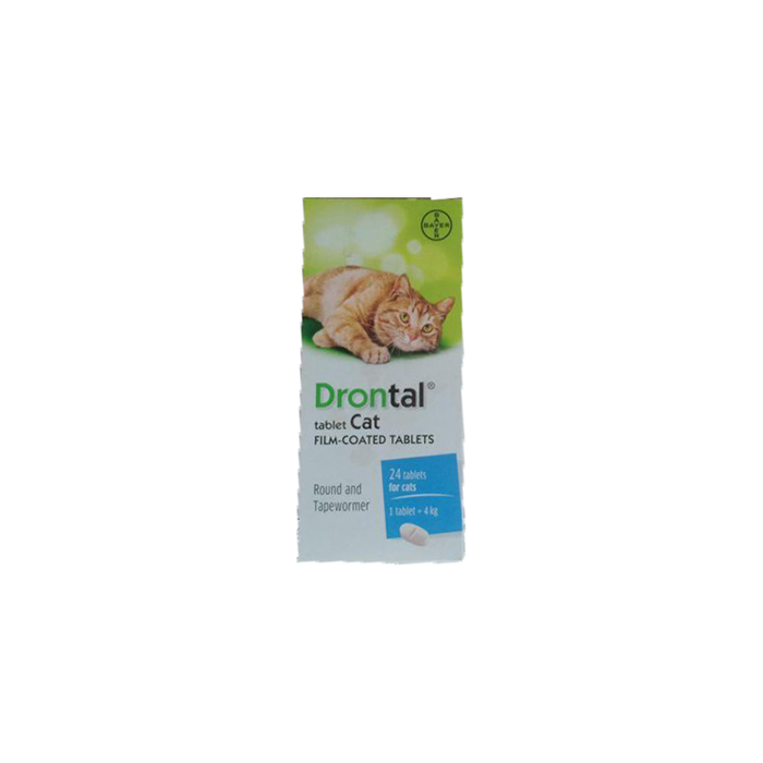 Drontal - Round and Tapewormer 6 Tablets for Cats