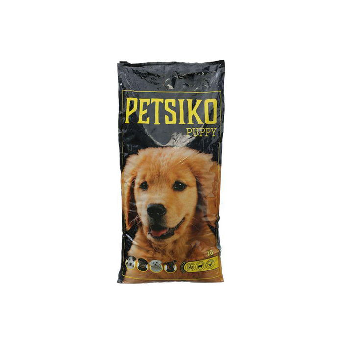 Petsiko Dry Food For Puppy With Lamb Rice And Chicken, 10 kg