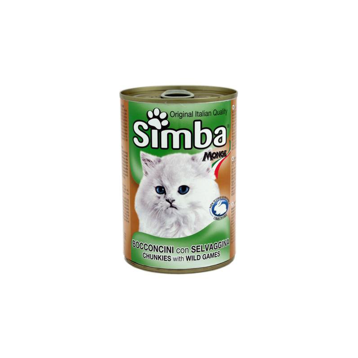 Simba Cat Chunkies With Wild Games 415g
