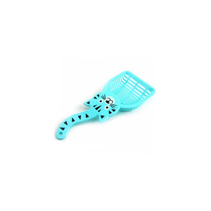 Cat Litter Shovel Pet Cleanning Tool Plastic Scoop Cat Sand Cleaning Products Toilet For Dog Food Spoons blue