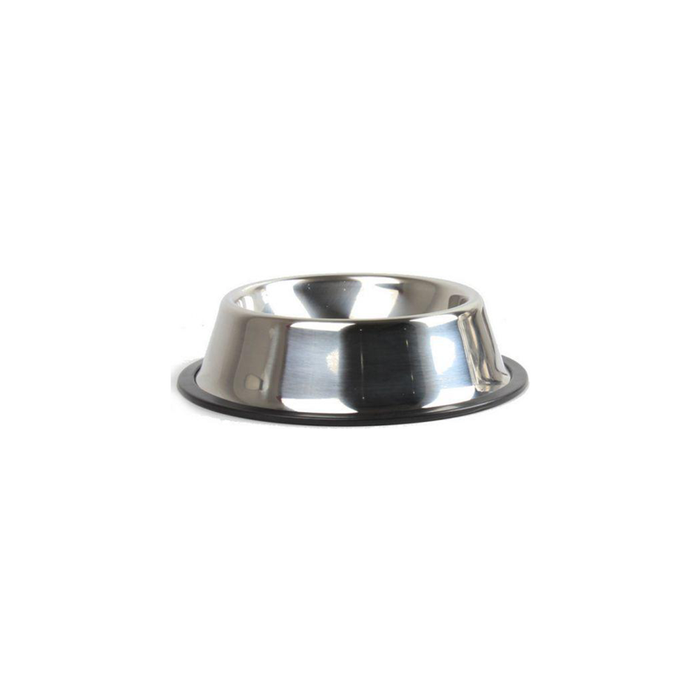 22cm Dog Bowl Stainless Steel Standard Pet Dog Puppy Cat Water Bowl Food Container Dish For Chien Cat Feeder