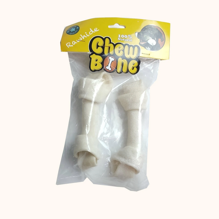 Chew Bone Knotted Bone Bag 2 Pieces (Small / Large)