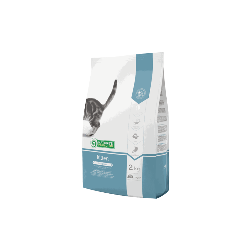 Buy Nature’s Protection Kitten Dry Food 2kg + 1kg Free at the best