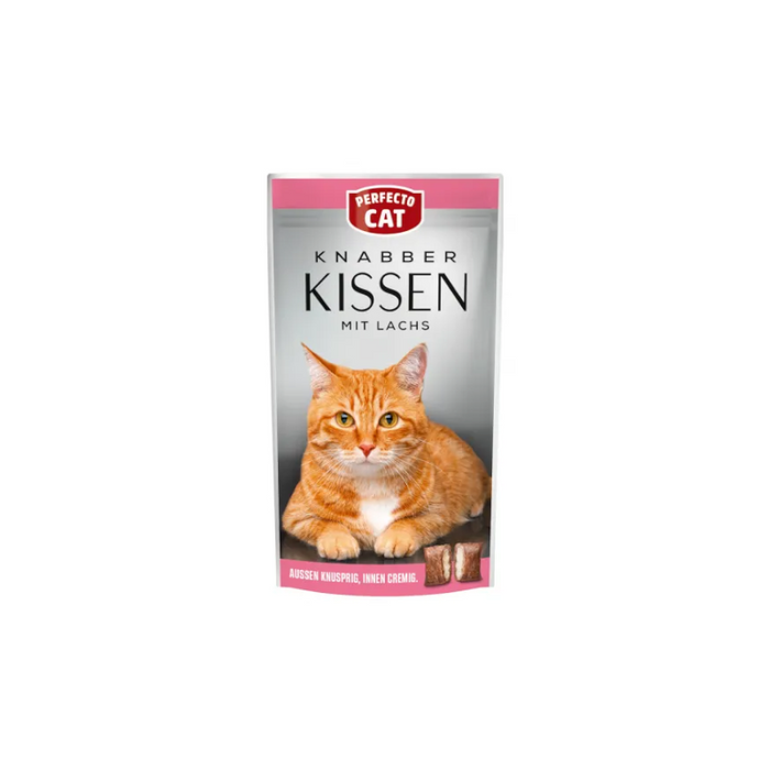 Perfecto Cat Feine Knabber Kissen mit lachs 50g