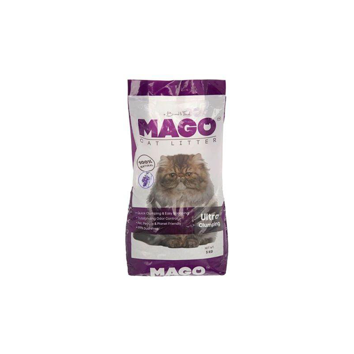 Mago Ultra-Clumping Lavender Cat Litter 5kg