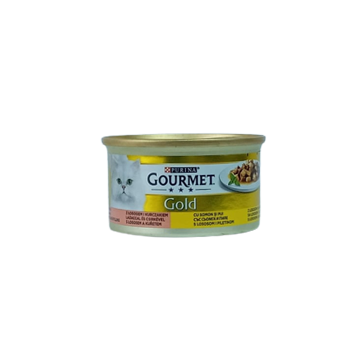 Purina Gourmet Gold with Salmon and Chicken 85 g