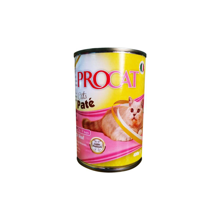 PROCat Wet Food For Cats Veal - 400 gm