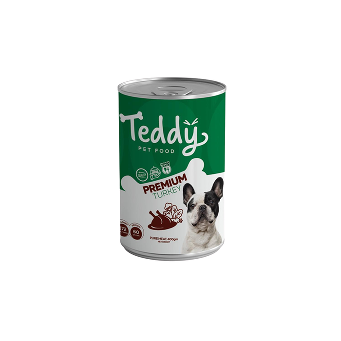 Teddy Premium Wet Dog Food with Turkey 400g