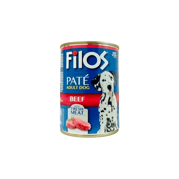 Filos Pate Beef 400g - wet dog food