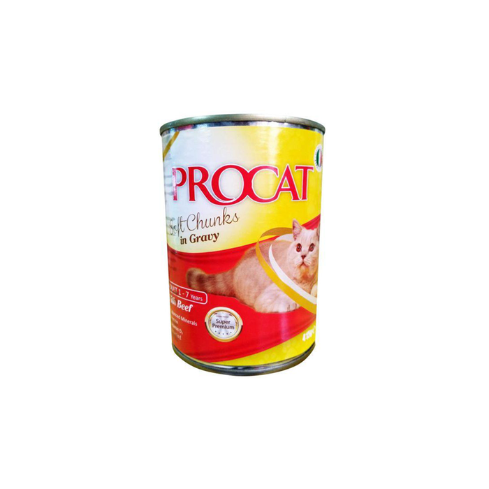 PROCat Wet Food For Cats Beef - 415 gm