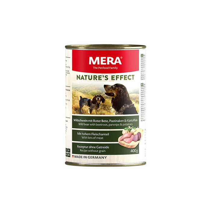 MERA NATURE'S EFFECT Wild Boar With Beetroot Parsnips & Potatoes 400g