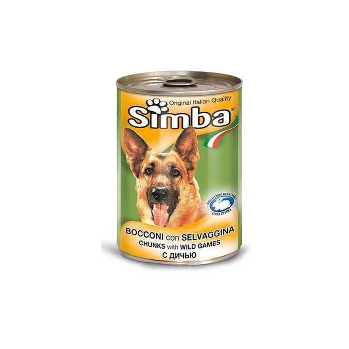 Simba Chunkies with Wild Games - wet dog food 415g