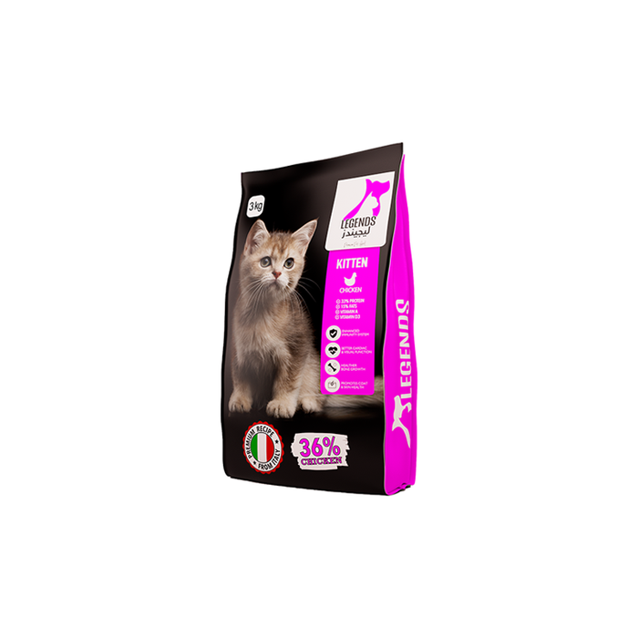 Legends Complete Dry Food For Kitten 1kg / 3kg