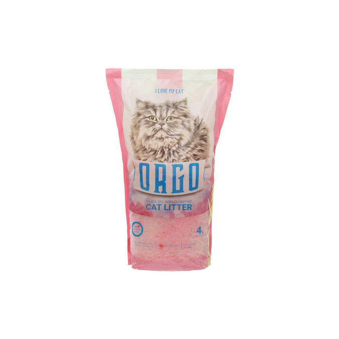 Orgo Silica Cat Litter For Cats, 4L