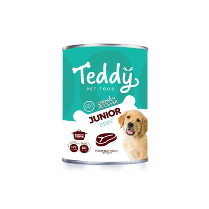 Teddy Junior Beef - wet dog food 400g