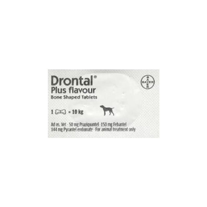 Drontal Dogs 1 Bone Tablet