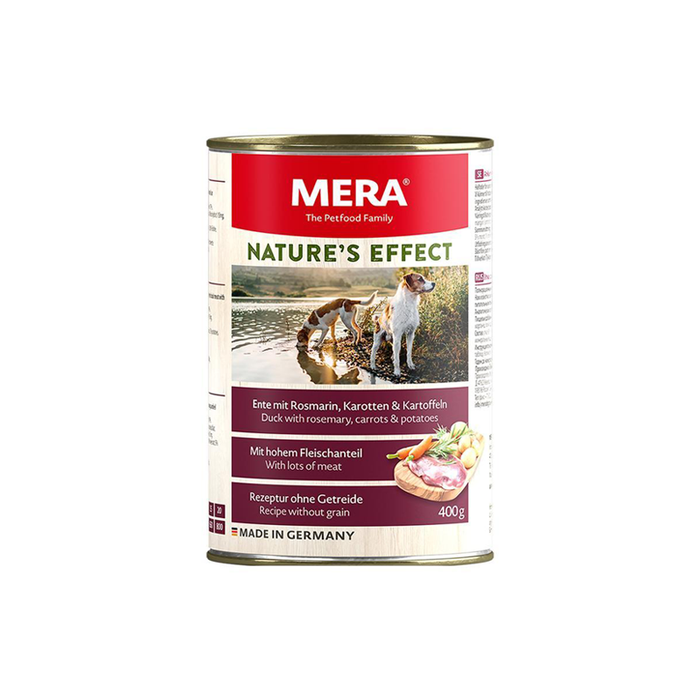 Mera Nature's Effect Duck Wet Food With Rosemary, Carrots & Potatoes 400g