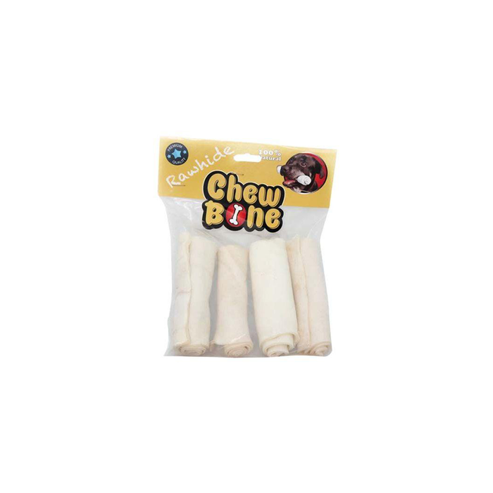 12 cm Roll Shape Chew Bone for Dogs 4 Pieces