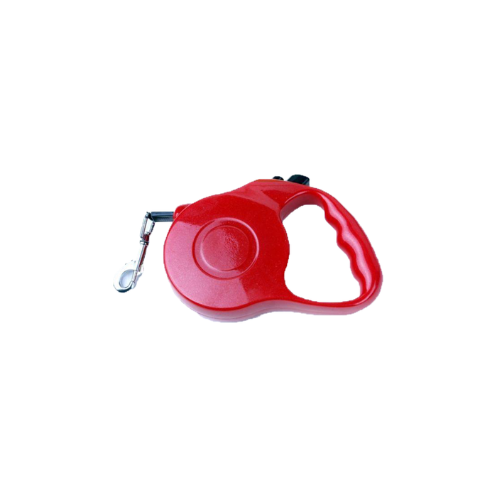 Automatic Retractable dog rope length 3 meters - Red