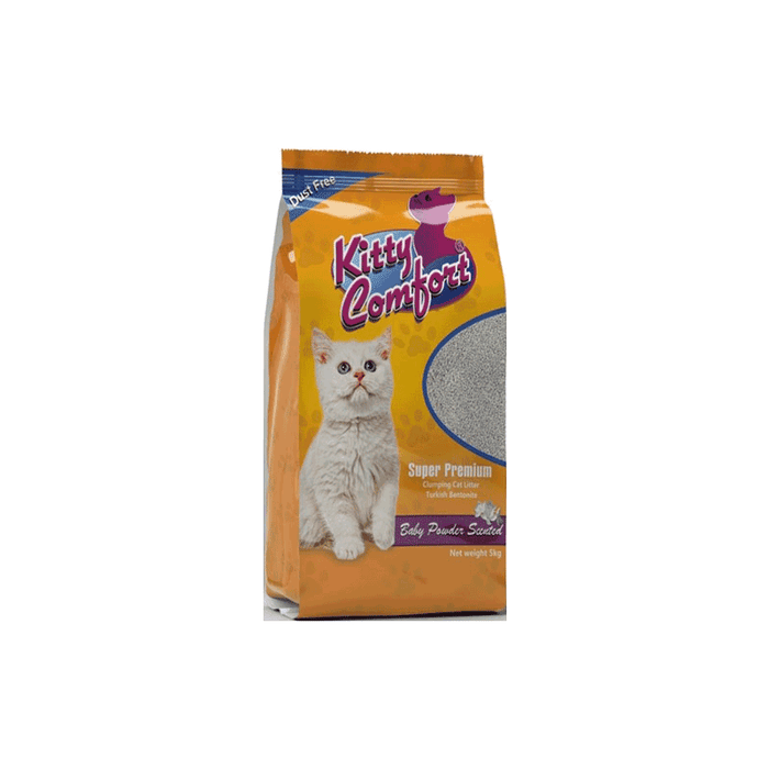 Kitty Comfort 5 kg Scented Baby Powder - Cat Litter