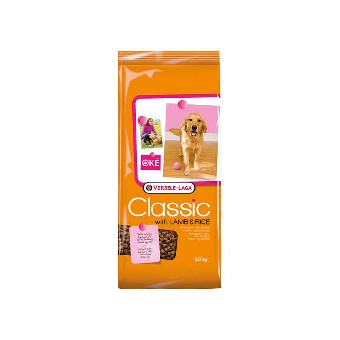 Versele-Laga Classic with Lamb & Rice Adult Dogs 20 Kg
