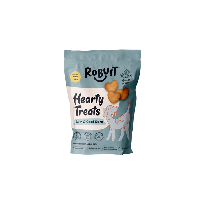 Robust Hearty Treats for Dogs for Skin & Coat care 500g