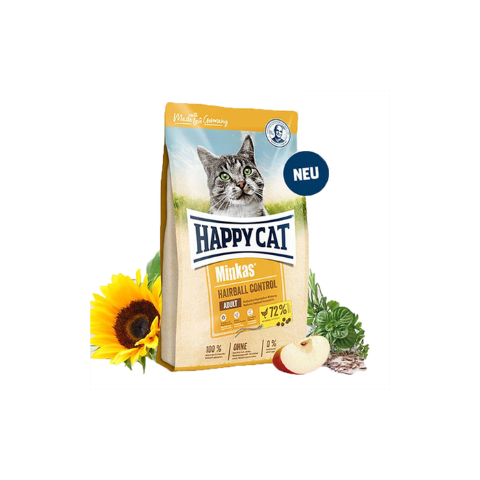 Happy Cat Minkas Hairball Control - Dry cat food (10 KG)