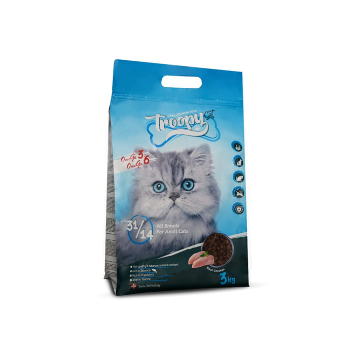 Troopy Dry Food Adult Cat (3kg)