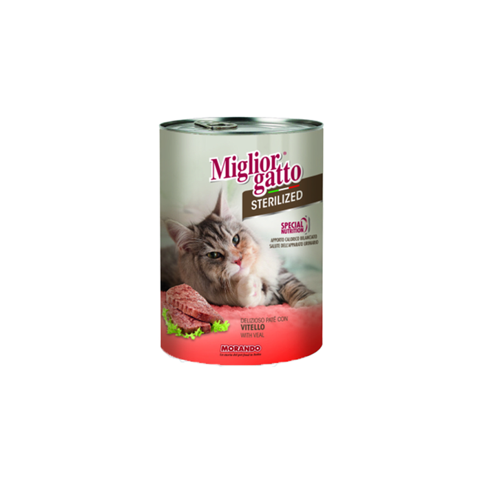 Miglior Gatto Sterilized Pate With Veal 400g