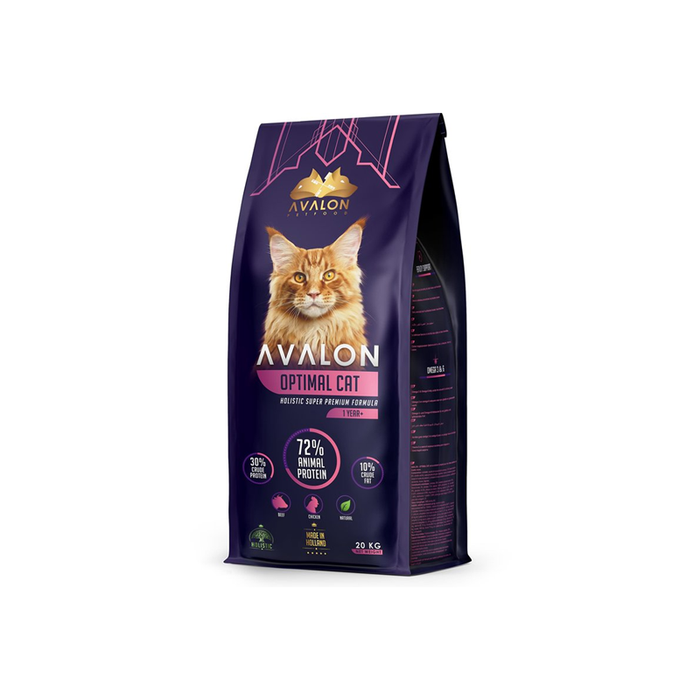 Avalon Optimal Adult Cat Food 20Kg