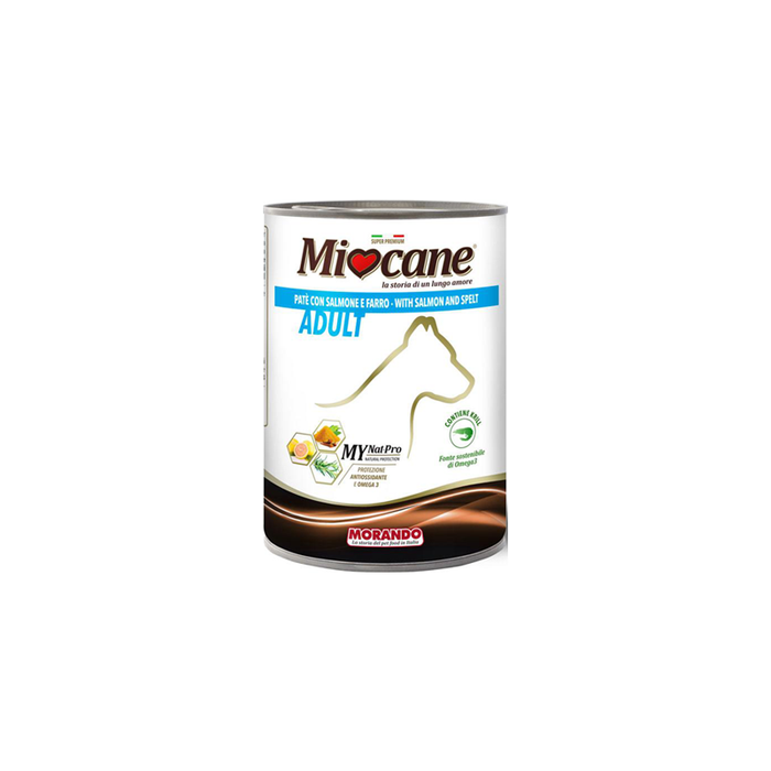 Miocane Adult Paté With Salmon And Spelt 400g