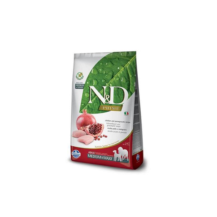 Prime N&D Chicken & Pomegranate Medium/Maxi – Adult 12 KG